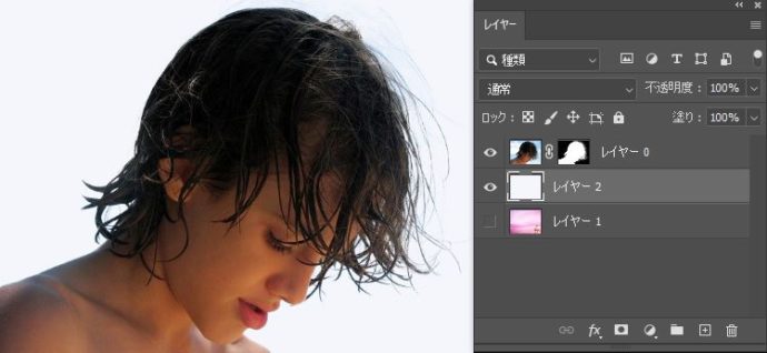 Photoshop 髪の毛を一瞬で選択して背景を変更 被写体選択 デイレコ Dairyrecord Blog
